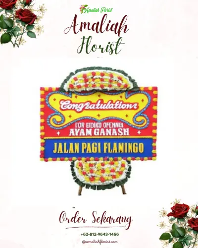 Bunga Papan Congratulation di Dasan Agung Baru